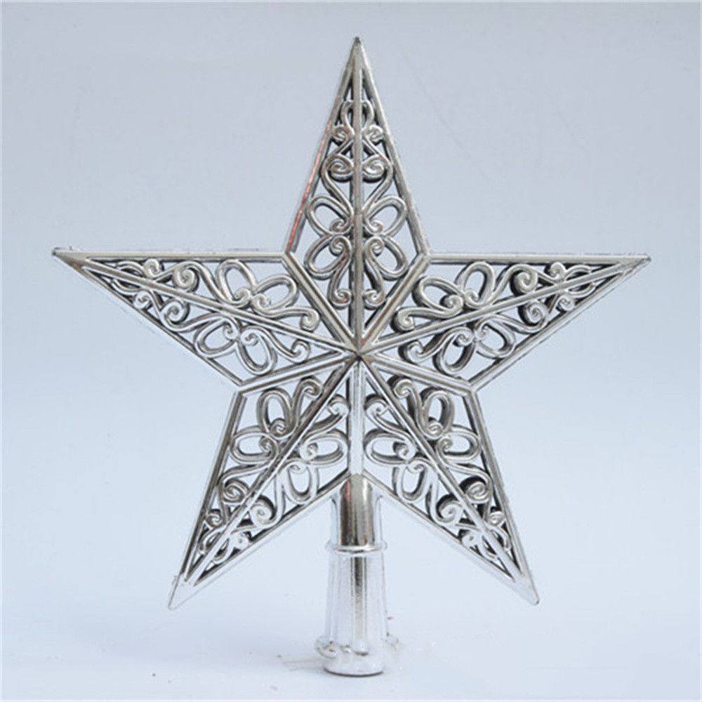 Xmas Tree Ornaments Christmas Tree Top Star Christmas Tree Topper Five-pointed Star Xmas Tree Top
