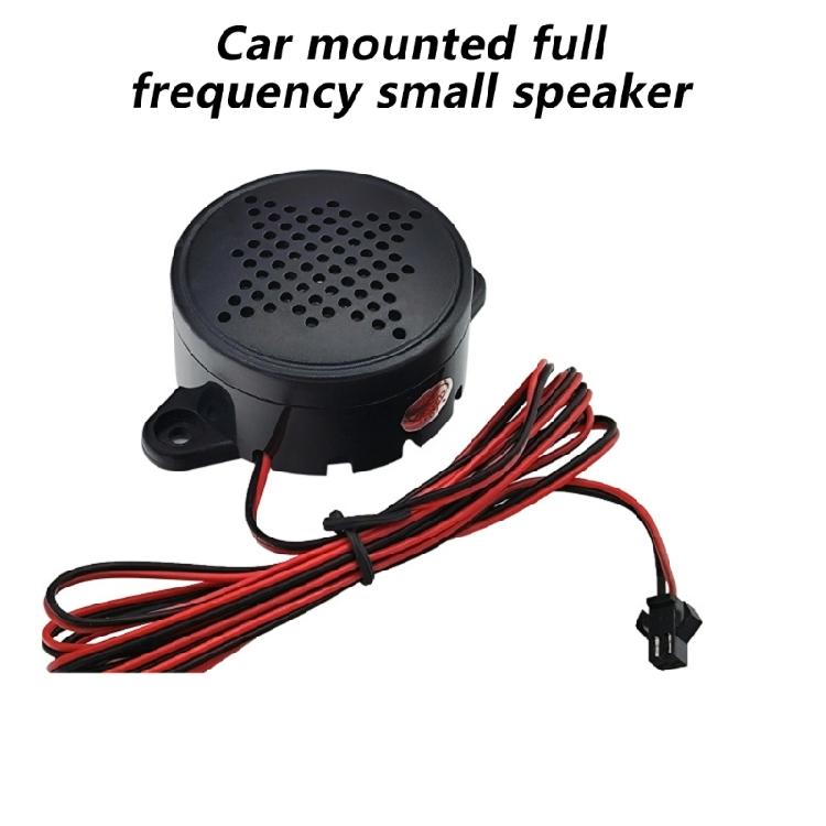 12W Adhesive Mount Car Intercoms Speaker Water Resistant Full Ranges For Most Vehicle Radio Communication Systems