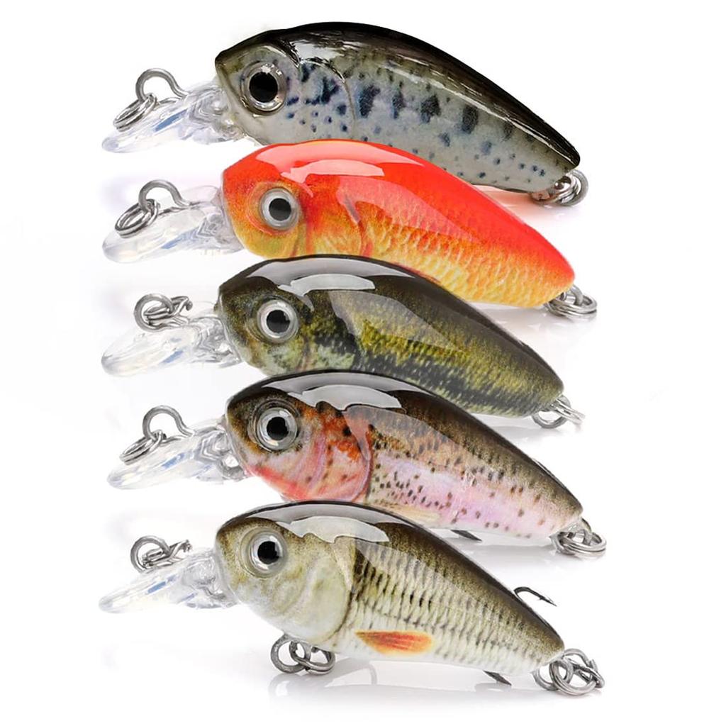 HERCULES of Goby Crank Mini Crank Set with for Goby Light Game Lures [Set 5, 4.5cm, 3.5g] Set, 45mm, 3.5g, 5-piece Case, Fishing, Chinning, Fishing,