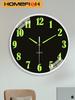 8 Inch Wall Clock Luminous Clock Living Room Decorative Wall Clock Stylish Silent Hole-Free Wall Clock Quartz Clock
