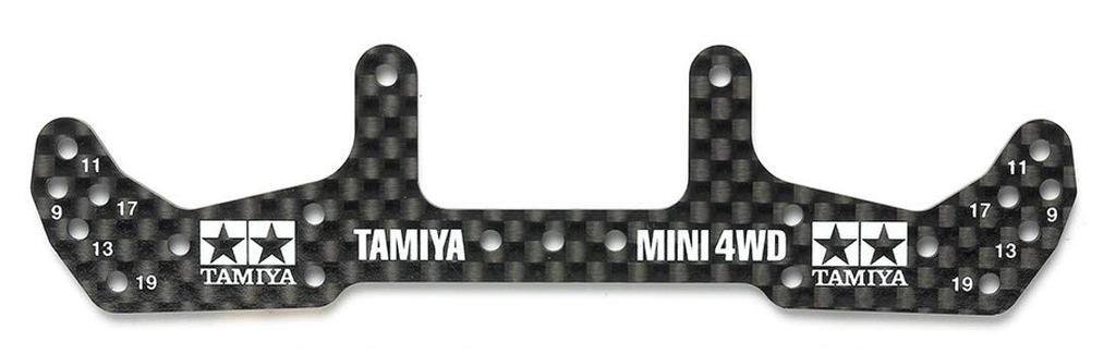 Tamiya Mini 4WD Special Edition HG AR Chassis Carbon Rear Wide Stay 95478 1.5mm