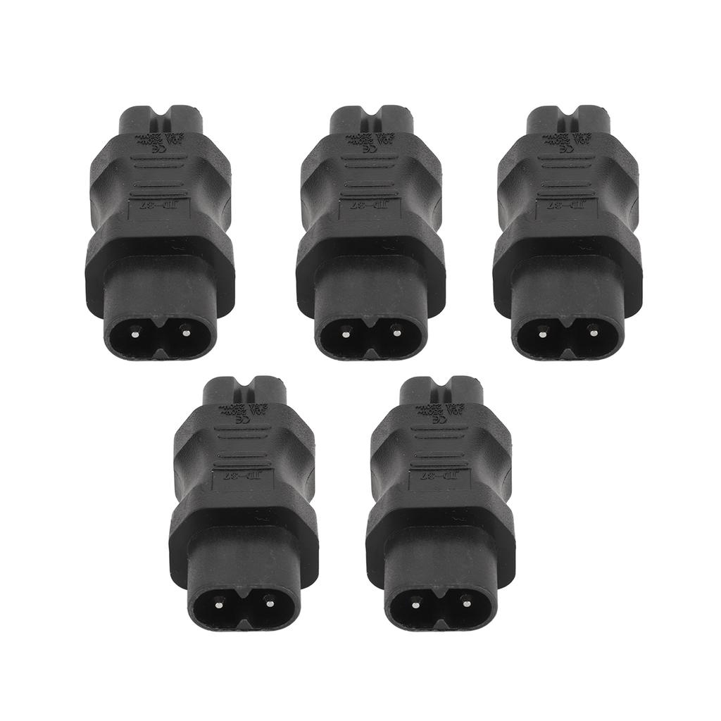 5pcs IEC320 C8 to IEC320 C7 Converter Connector 2 Pin 2500W Power Adapter for Laptop