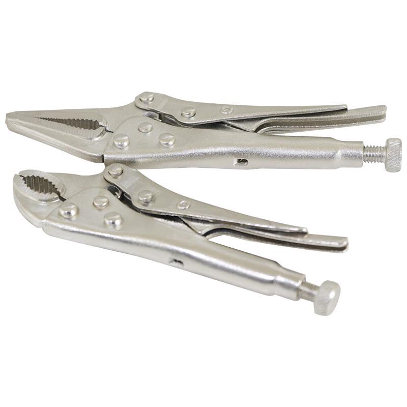 Baiweishi Mini 5-inch Vise Grip Pliers 2-Piece Set