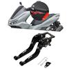 ShiBinJP Brake Levers for PCX160ABS with Parking Adjustable Folding and Specially Modified Brake Horn PCX125, PCX160, 2025, 2024, 2020-2023, Function,