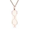 TikTok Live Handmade Amethyst Sword-Shaped Net Bag Pendant Necklace (N505)