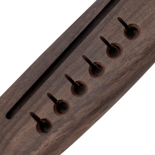 Musiclily Acoustic Guitar Bridge, 10.8mm Pitch, Rosewood