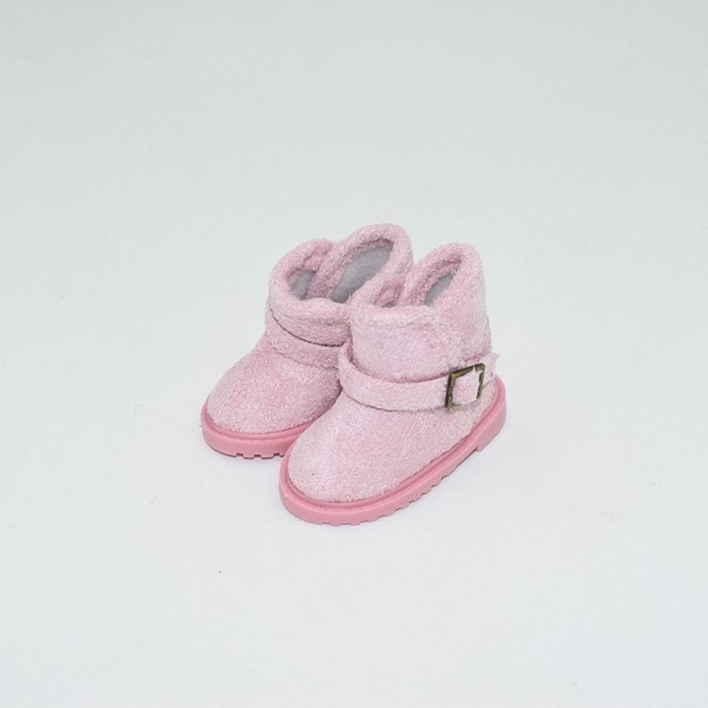 1 Pair High-top Boots High-top 1/6 Bjd Snow Boots Warm 1/6 Bjd Winter Shoes Casual Mini 20cm Snow Boots 1/6 Bjd