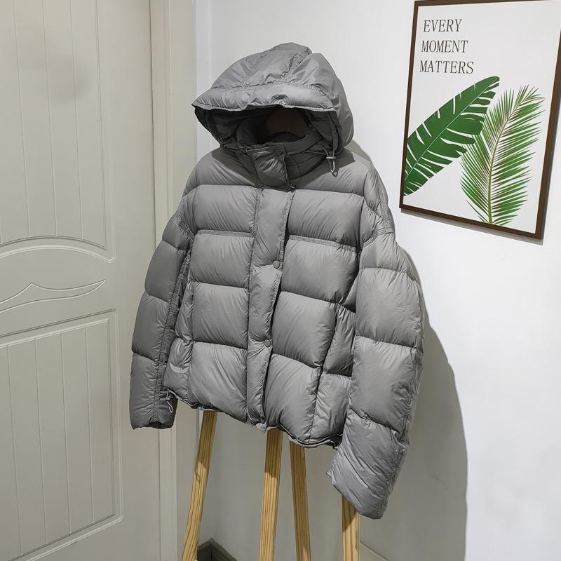 Women's Hooded Down Puffer Coat - Slimming Winter Jacket with 90% Duck Down, Thick and Loose Fit.