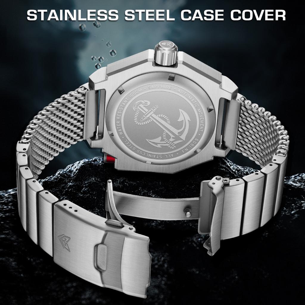 New Automatic Mechanical Watch for Men FeelNever Original Waterproof Luxury Business Male Wristwatches Relogio Masculino