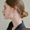 Dana Burton Organic Hoop Heart Earrings