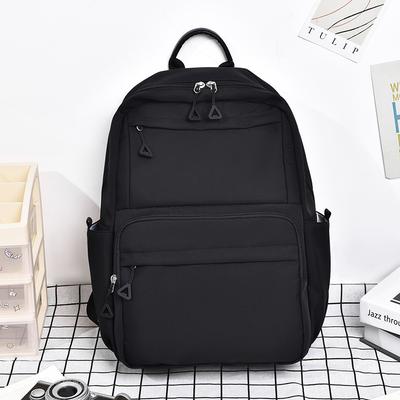 Large Capacity Backpack,Solid Color Fashion Casual Laptop Backpack with Adjustable Shoulder Straps,Suitable for School,Commuting
