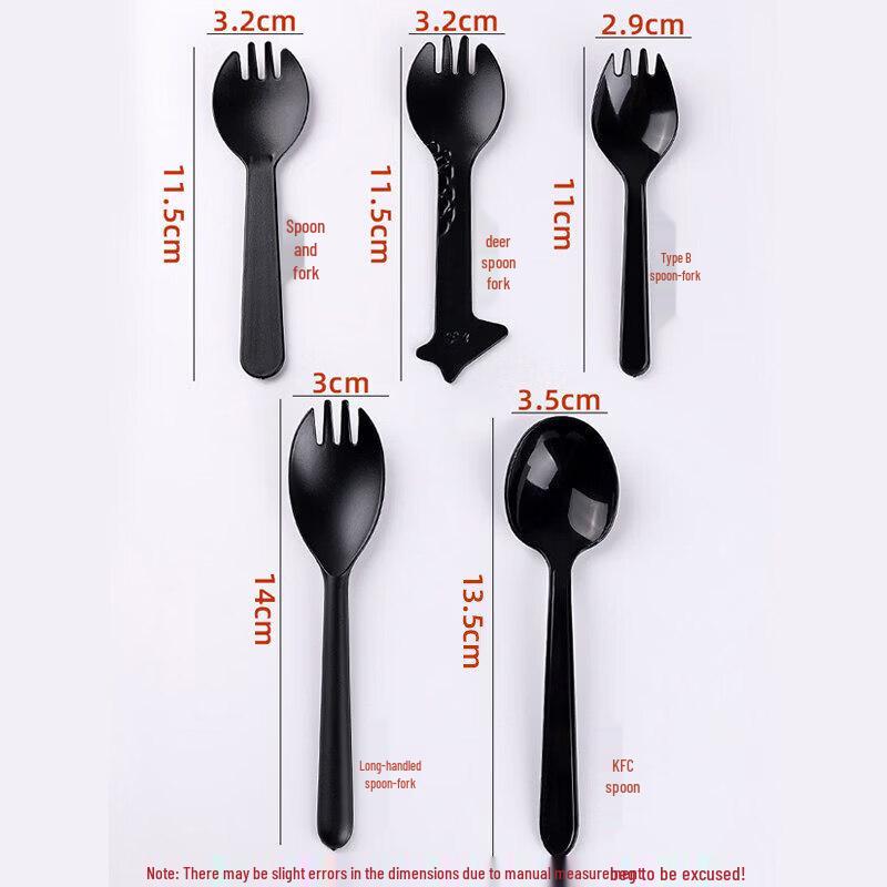 Individually Wrapped Disposable Plastic Spork