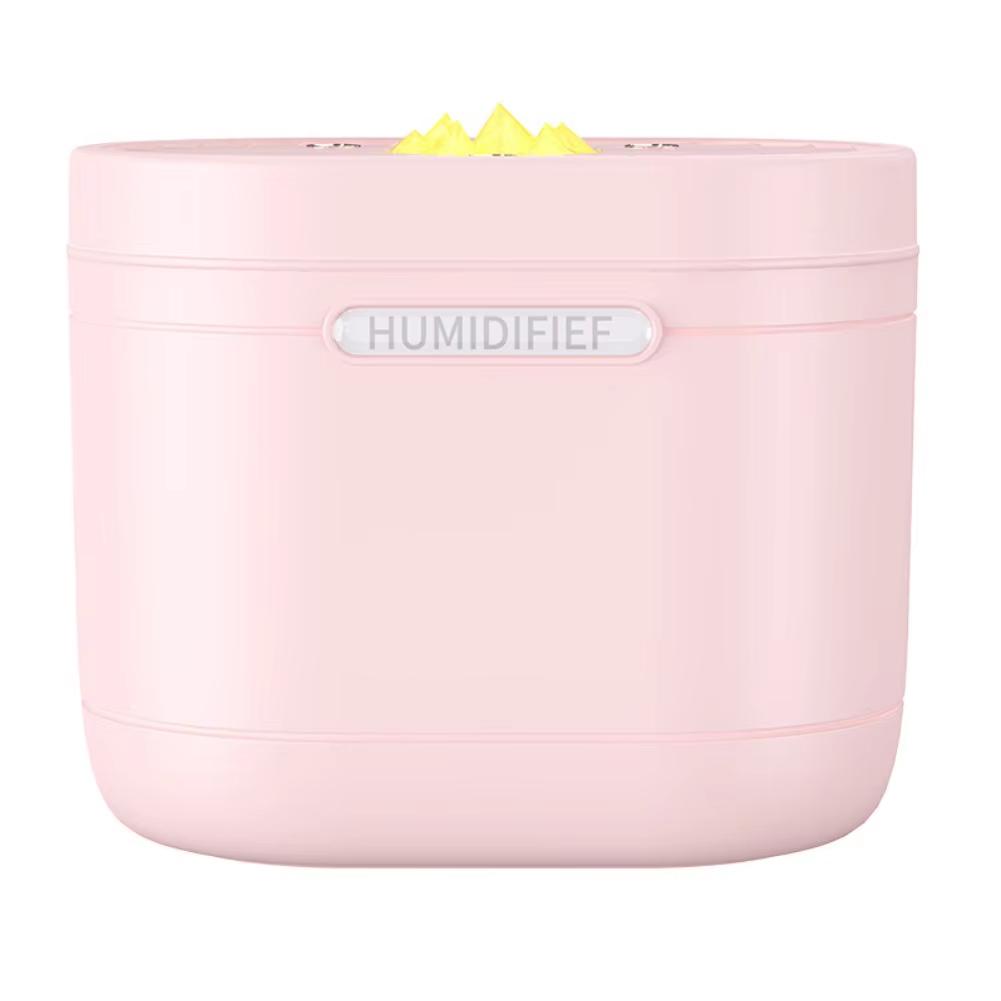 Luxury USB Mini Humidifier Silent Bedroom Aroma Three Mouthed Spray Mist Portable Home Air Purifier Elegant Device USB Charging