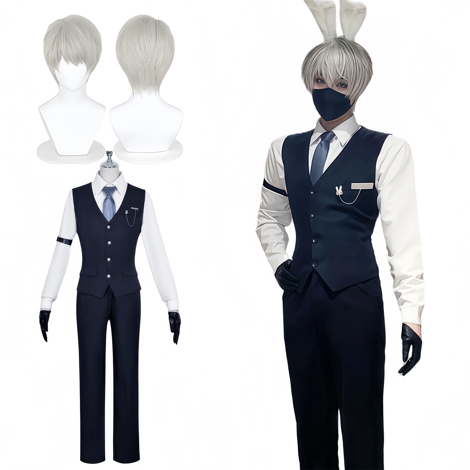 

Костюм для косплея Сейи из Koi to Koi Мику Боевая форма Популярный игровой костюм Размер [NOKIJP] Мику, Главный герой, Косплей, Набор, (Правила Батлера, S)