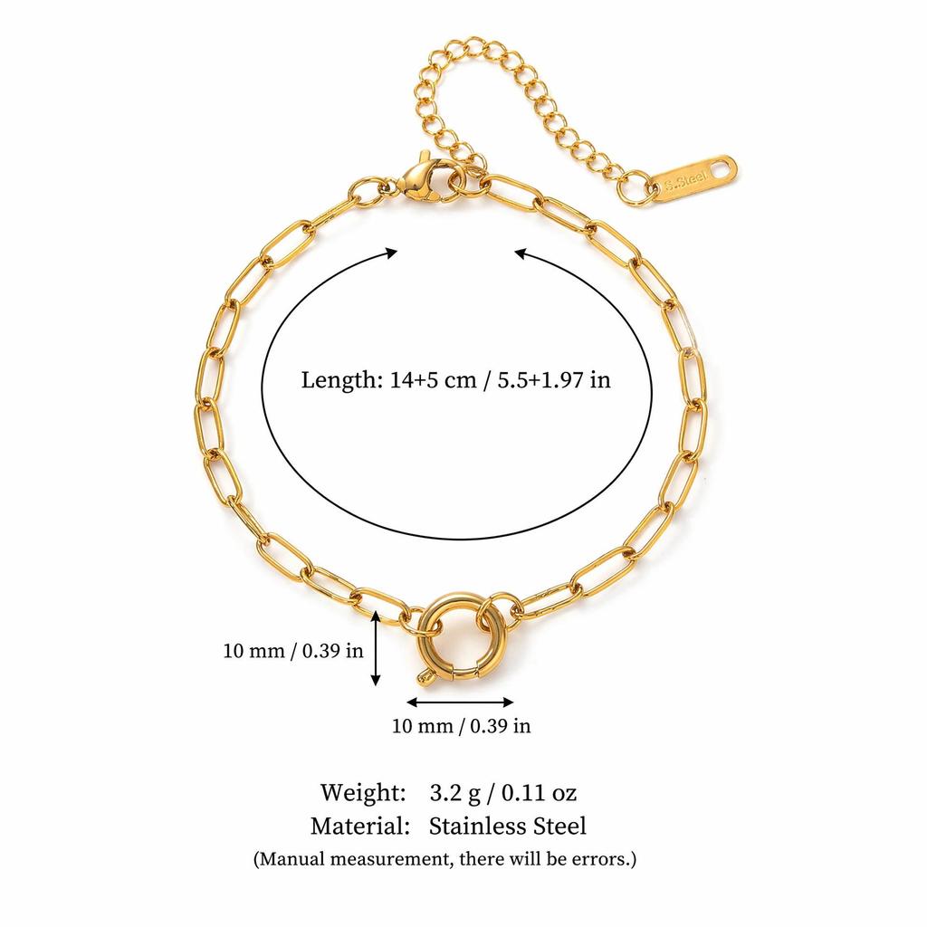 Pendentif Transfrontalier en Acier Inoxydable Or 18K: Série Personnalisée DIY pour Femmes