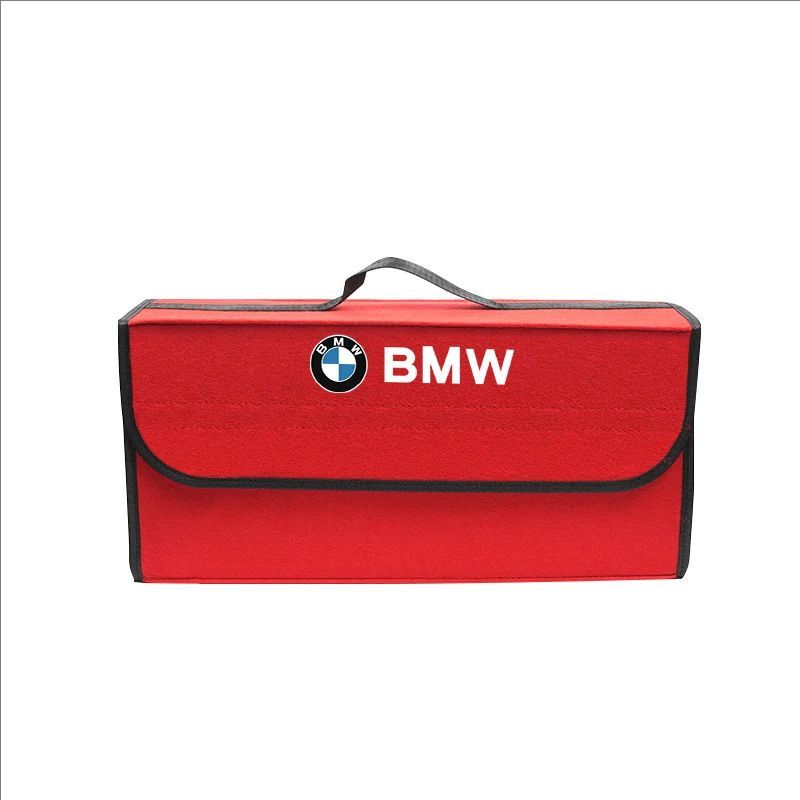 CTCE1 Car Trunk Organizer Box Large Capacity Folding Storage Bag For BMW E91 X5 E70 F11 E30 F31 X3 F25 E61 E83 X1 E53 E87 F40 /Sticker
