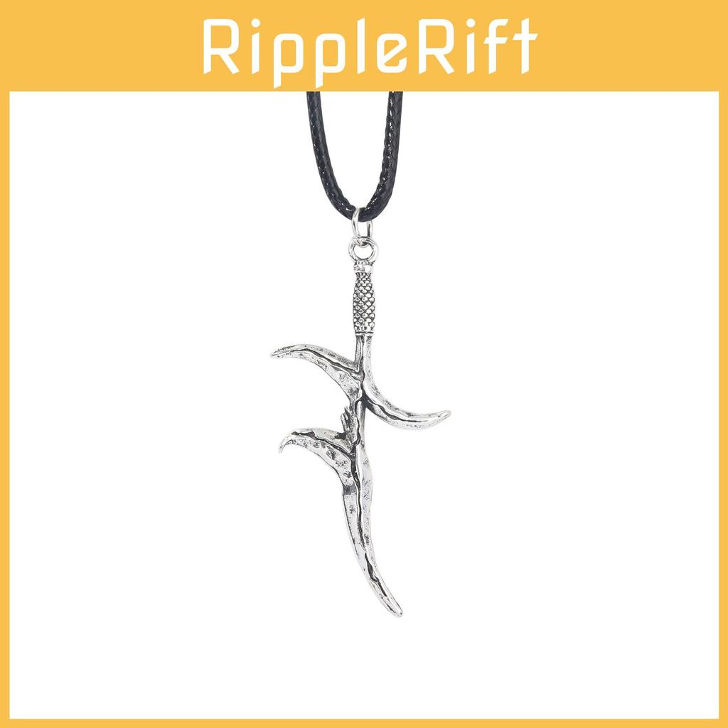 Elden Ring Melina Black Sword Necklace Alloy Jewelry Gothic Style For Gamers