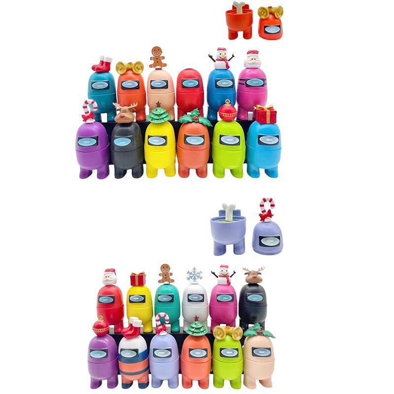 Among Us Game 12 Characters Toy Figures Wholesale Cartoon Style