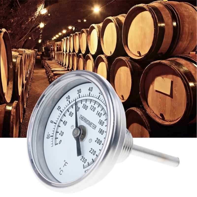 Celsius Roast Duck Roast Chicken Oven Bimetal Thermometer Oven Thermometer Water Distilling Temperature Gauge 1/2'' NPT