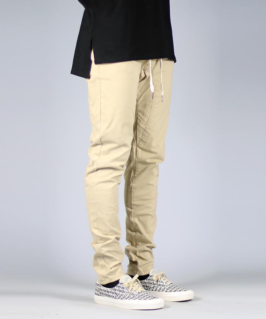 Haipeodenim Khaki Drop Crotch Pants