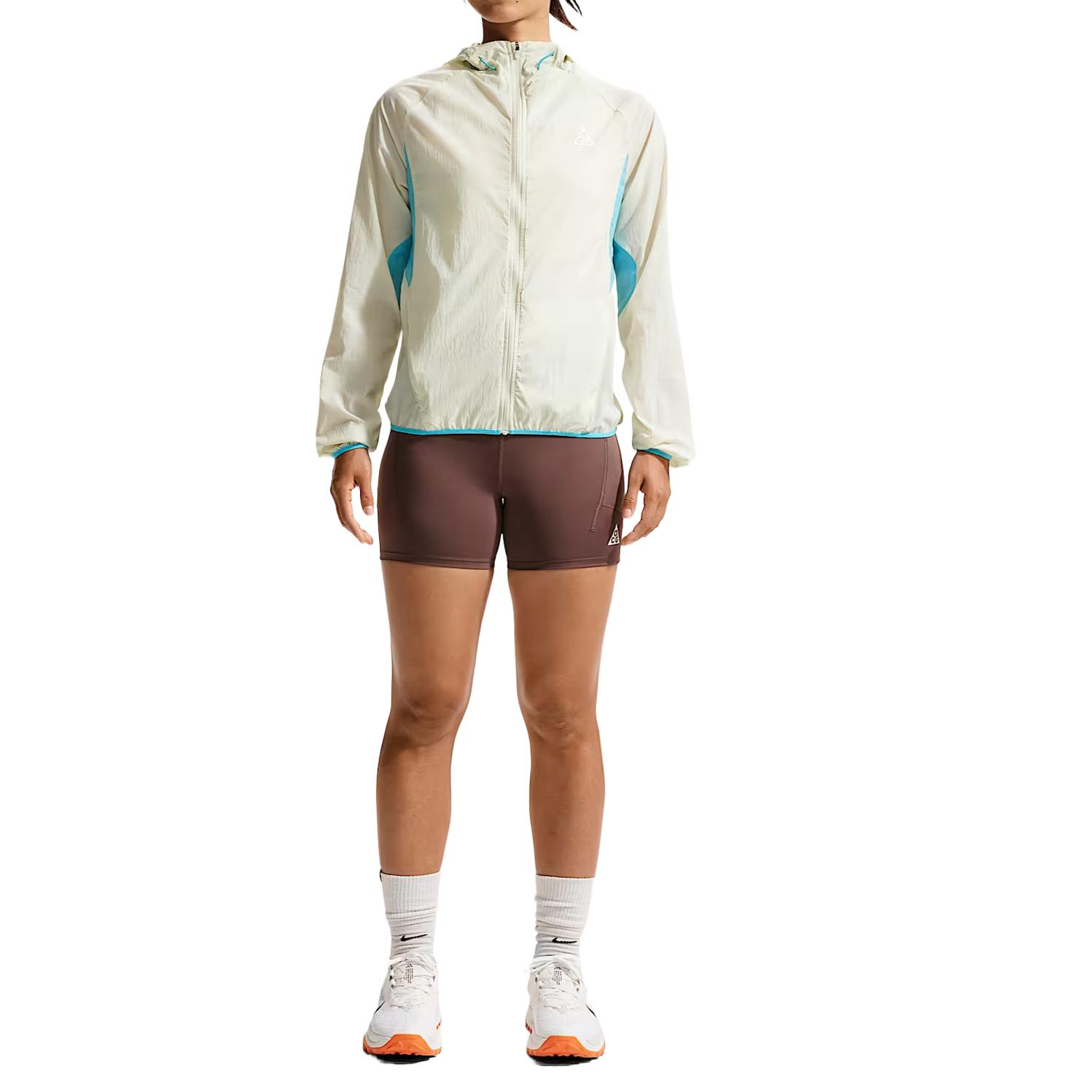 Nike ACG Running Jackets Women s Glass Color/Baltic Sea Blue/Baltic Sea Blue/Peak White Hooded Moderate Other IO9749-020 XL