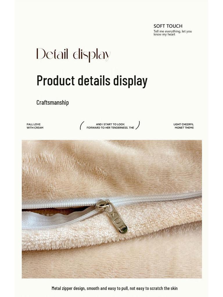 Verdicktes Winter-Baumwoll-Doppellagen-Musselin Französisches Bettwäsche-Set Klasse A & Bettbezug-Set