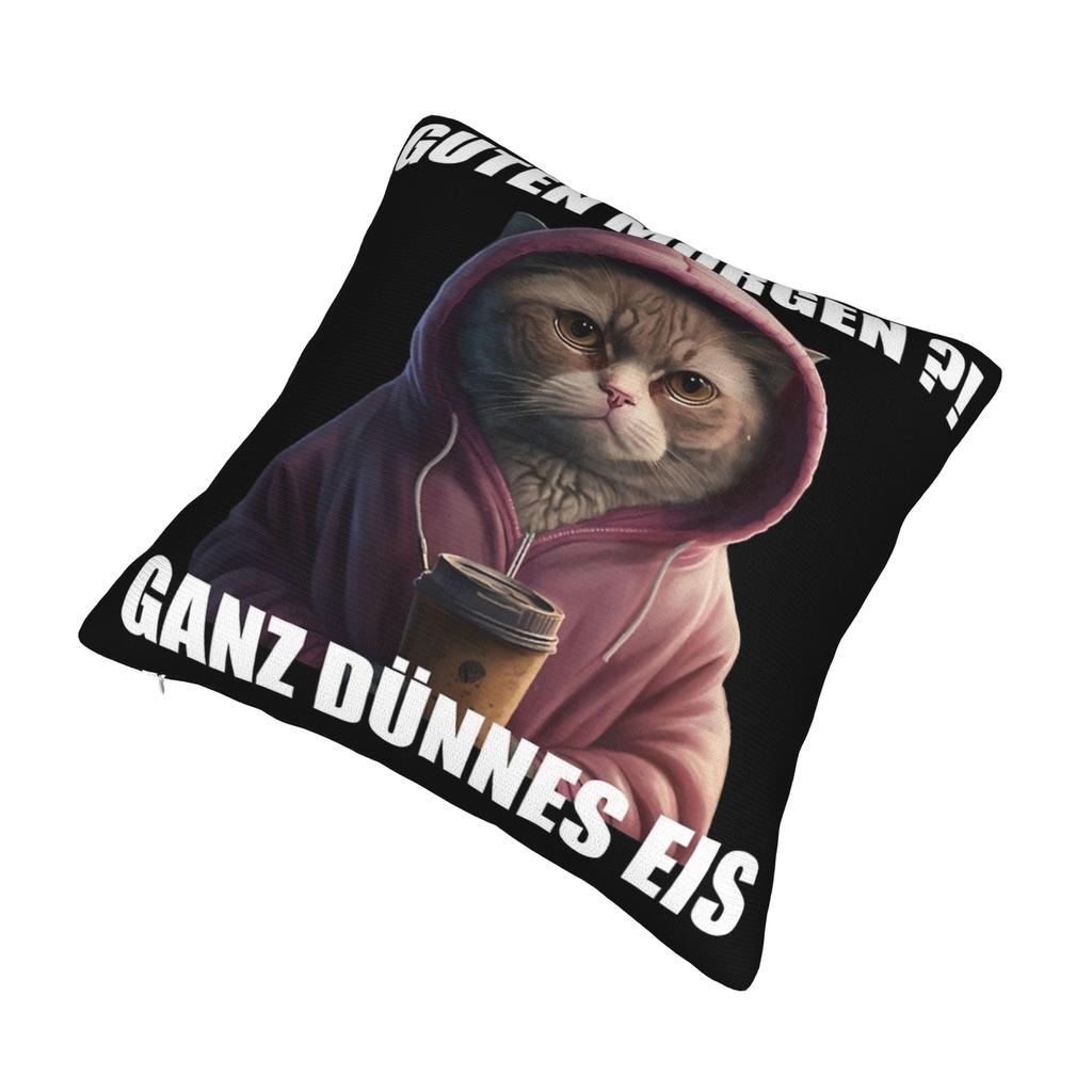 Guten Morgen Ganz Dünnes Eis Pillow Covers Merchandise Soft Cushion Cover Decorative Pillow Case Cover Home Multi-Size