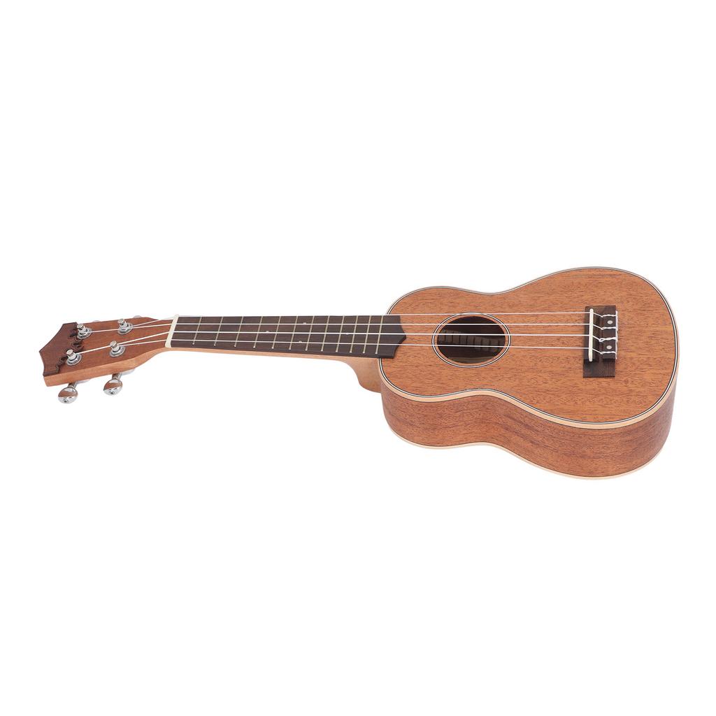 21in Ukulele Holz Tragbar 4 Saiten Mini Akustikgitarre für Anfänger Profis Saiteninstrument
