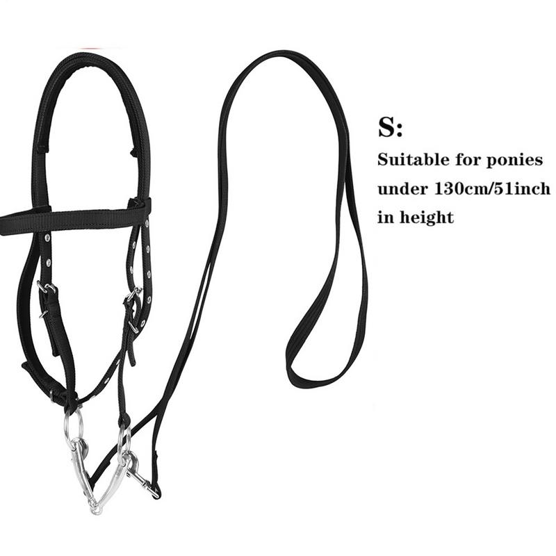 Horse Bridle Headband Throat Latch For Horse Bridle With 3 Buckles Horse Head Headstall Lead Rope Horse Farm Must-have