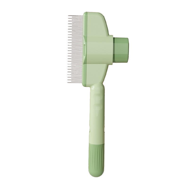Self-Cleaning Pet Comb: Fine-Tooth Flea & Hair Remover for Cats and Dogs