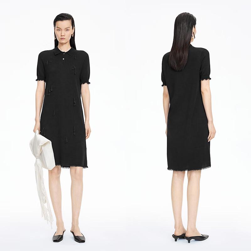 JNBY Women's Casual Short Sleeve H-Line Dress