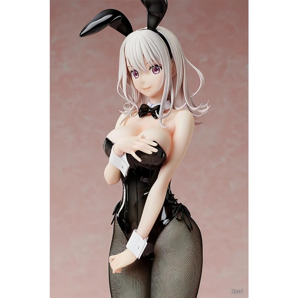 40CM Kuroiwa Medaka Ni Watashi No Kawaii Ga Tsuujinai Mona Kawai Bunny Girl Figure PVC Action Anime Model Adult Collection Dolls