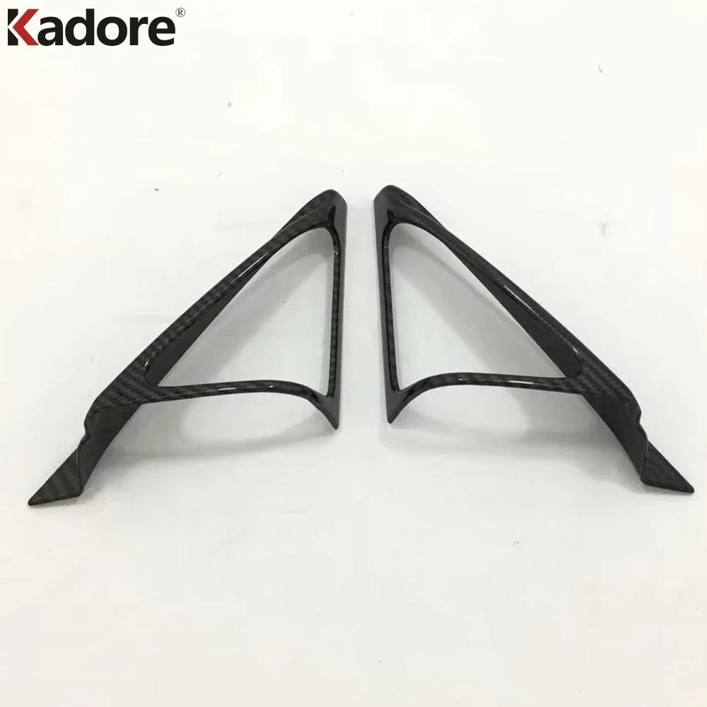 For Honda Accord 2018     Matte Car Front Inner Door A Pillar Triangle Frame Cover Trim Interior Accessories