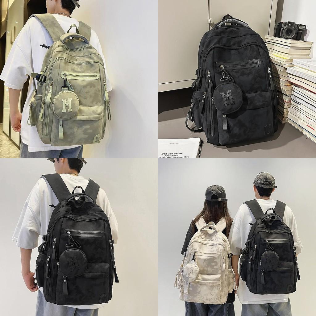 Nylon Casual Travel Backpack For Men And Women With Padded Shoulder System For Daily Use