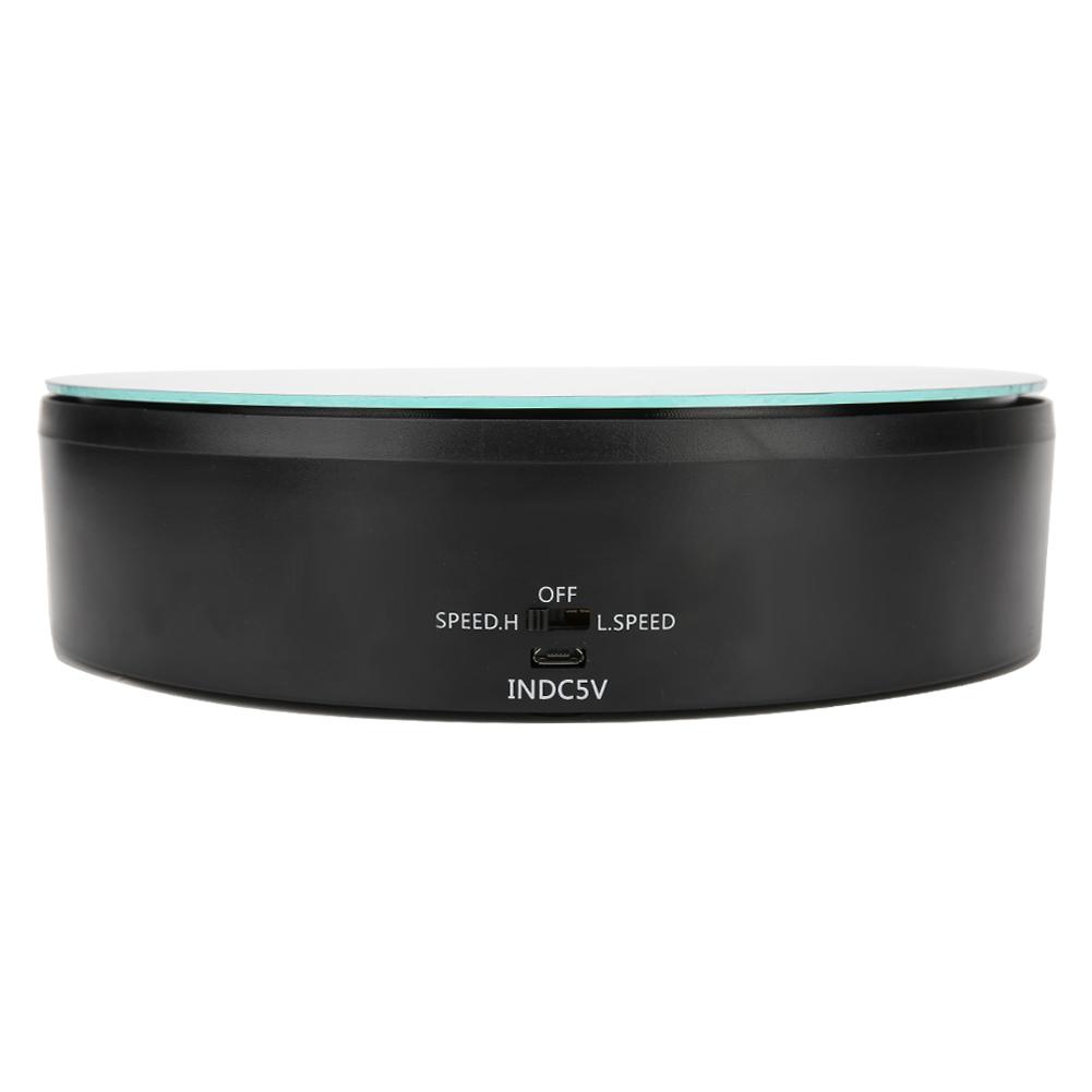 10kg Load Capacity USB Electric 360 Degrees Rotational Turntable Display Stand