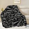 V-Volcom Fashion Brand Blanket Flannel Warm Comfort Soft Plush Blanket For Picnic Beds Sofas Homes And Bedrooms