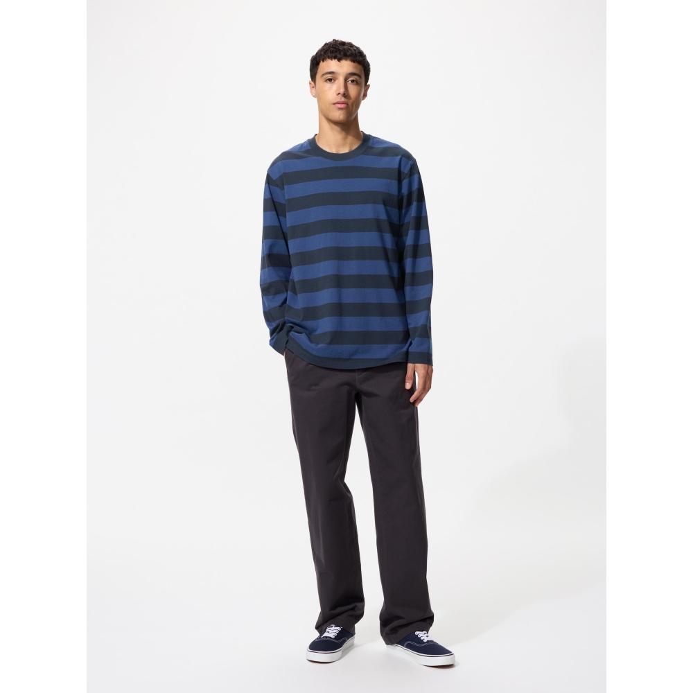 Uniqlo STripe T Long Sleeve  Wide