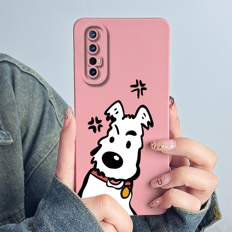 For OPPO Find X2 Neo / Reno3 Pro 5G Phone Case Cover CPH2009 Silicone Sweet Painted Cartoon Funda Lovely Printed Coque Casing