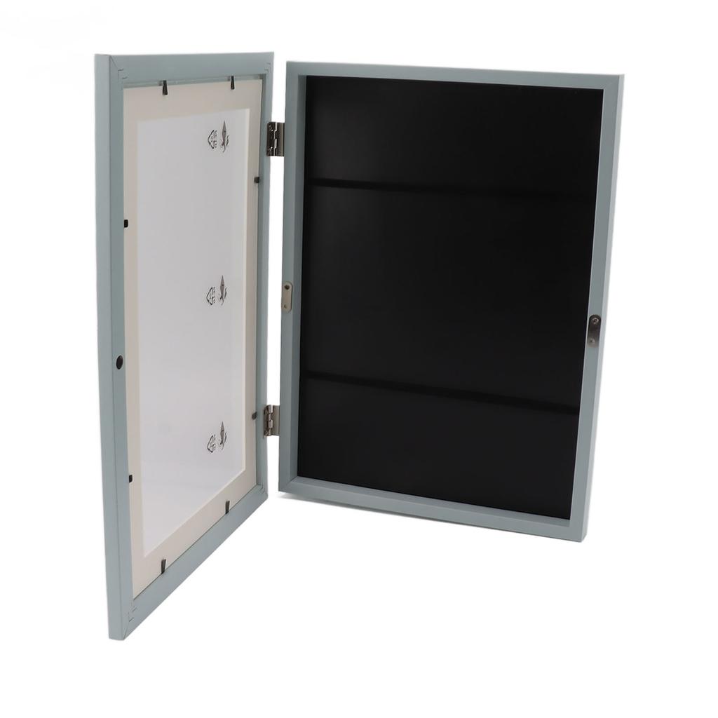 Kids Art Frame Density Board PS Magnetic Front Opening Changeable Artwork Display Frame Holds 50PCS Pictures for Crafts