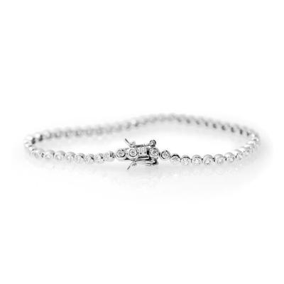 River Armband - LOVA LOLA VAN DER KEEN - Synthetischer Diamant - 925 Sterling Silber - 18 cm - Damen