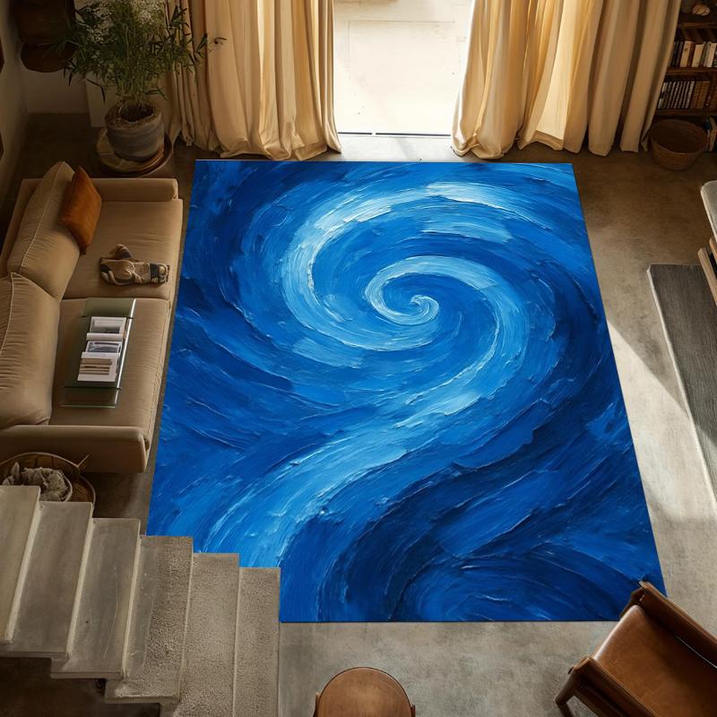 Van Gogh Starry Night Art Carpet Rug Living Room Home Decoration Floor Mat Bedroom Wall Decor Nordic Style Home Decor