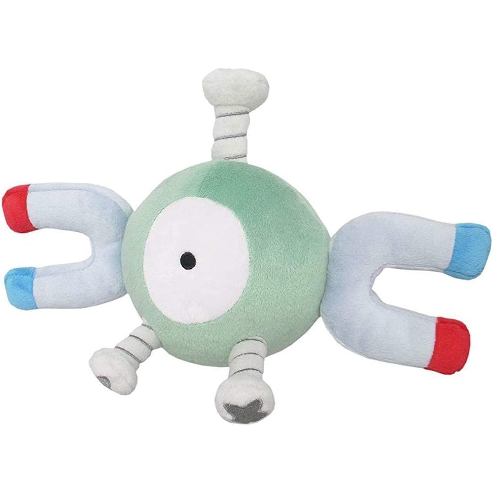 San-ei Trading Pokemon All Star Collection Coil Plush Toy Small W25xD12xH15cm