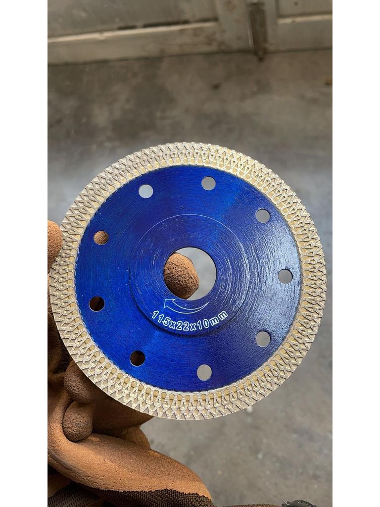 Thin Diamond Saw Blade for Ceramic & Stone Cutting – Corrugated, Sharp, All-Microcrystalline