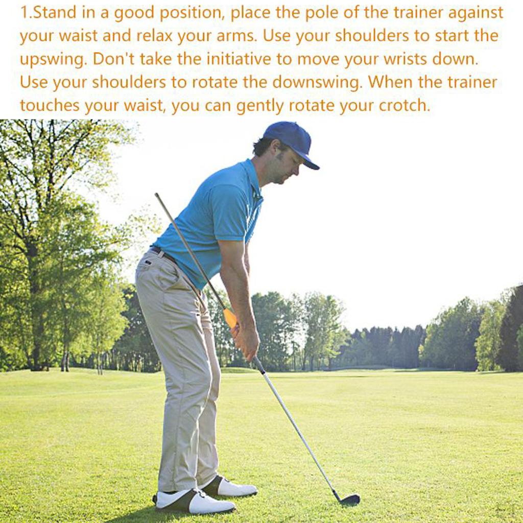 Practical Golf Swing Trainer Interior Practice Stick Training Help Management Correction for