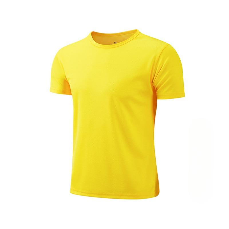 Letní tričko s kulatým výstřihem Quick Dry Clothes Pracovní oblečení Tričko s krátkým rukávem