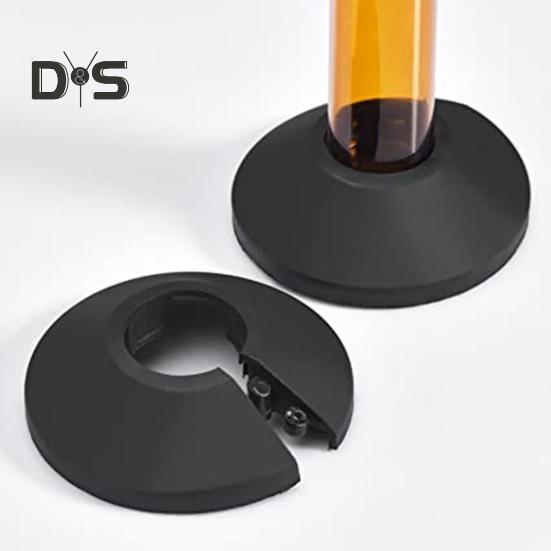 10 ks Kryt potrubí chladiče Hladký povrch Snadná instalace Pohodlná dekorace na trubku na stěnu Domácí zásoba