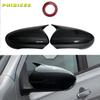 Side Mirror Cover Cap For Nissan Qashqai J10 2007-2014 Black European Version Sticking Side Mirror Housing Accessories