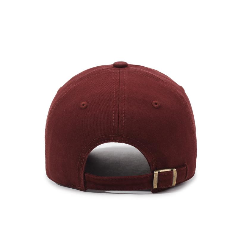 Hole Embroidered Letter Baseball Cap Women's Spring Autumn Sunscreen Hat