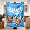 Bluey Print Blanket - Soft & Comfortable, for Bedroom, Travel, Sofa, Home Decoration - Birthday Christmas Gift for Friend