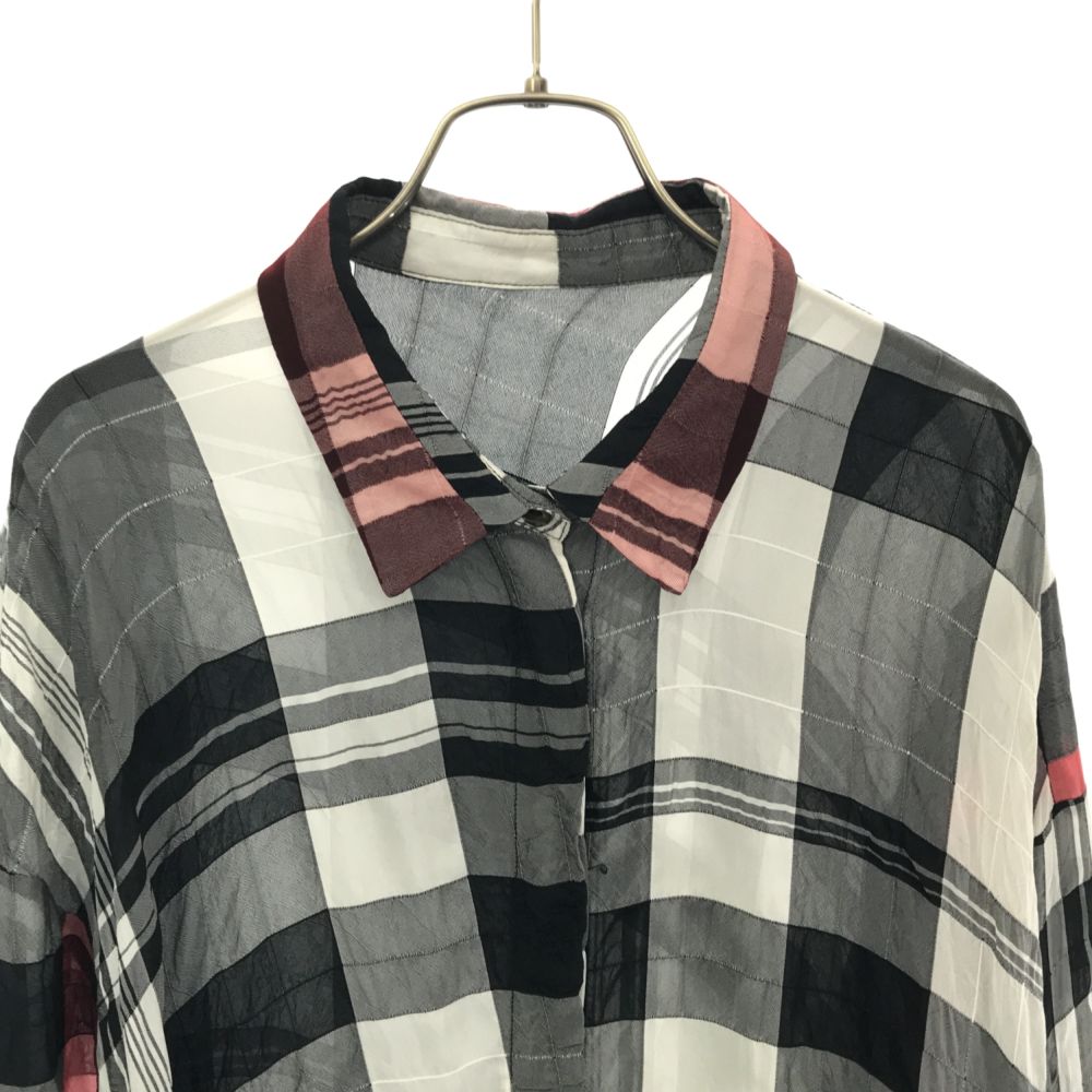 MEFU Sensounico made in Japan check Long sleeve Long dress 38 Women Used